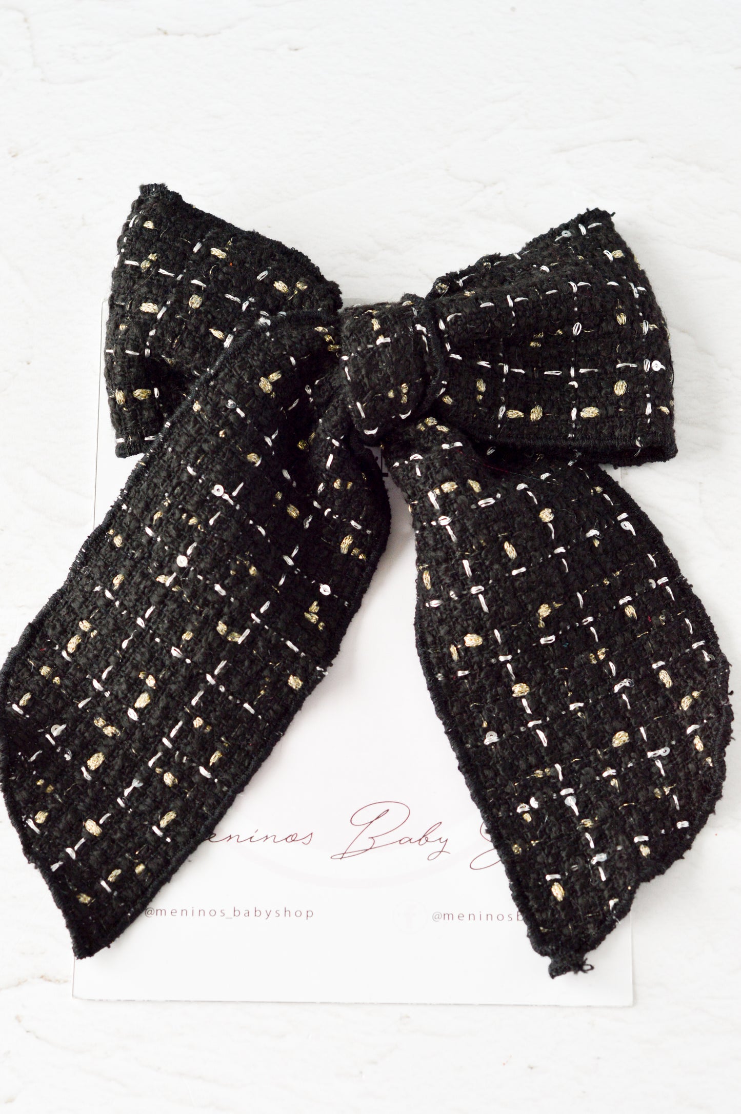 Tweed black/gold