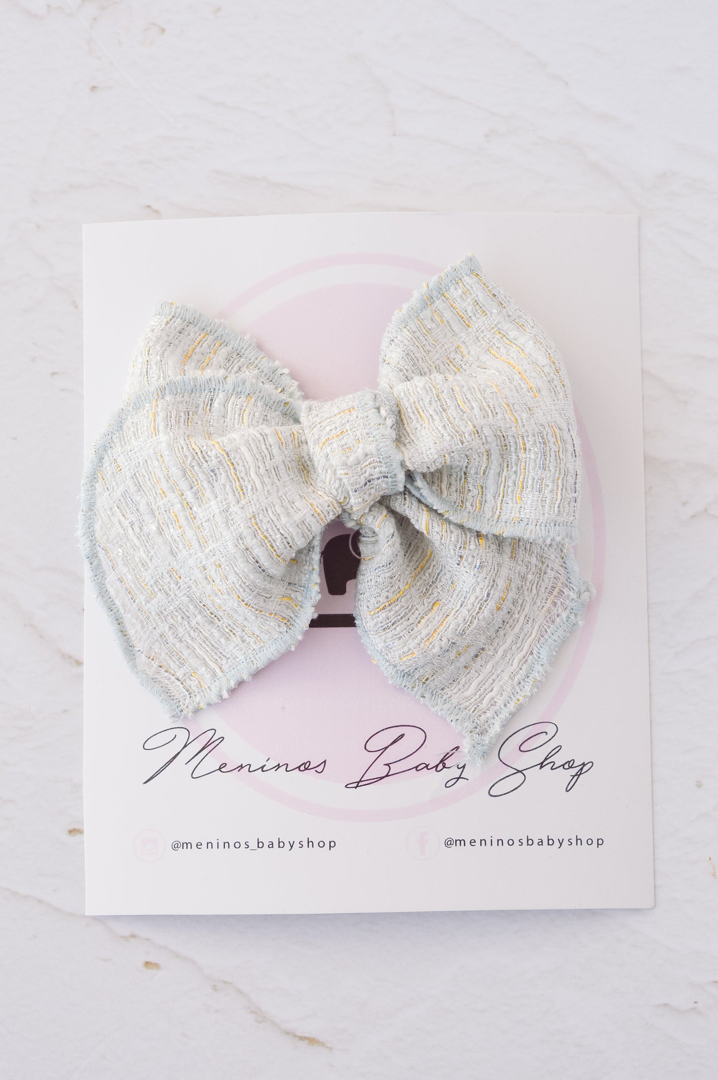 Tweed Baby Blue
