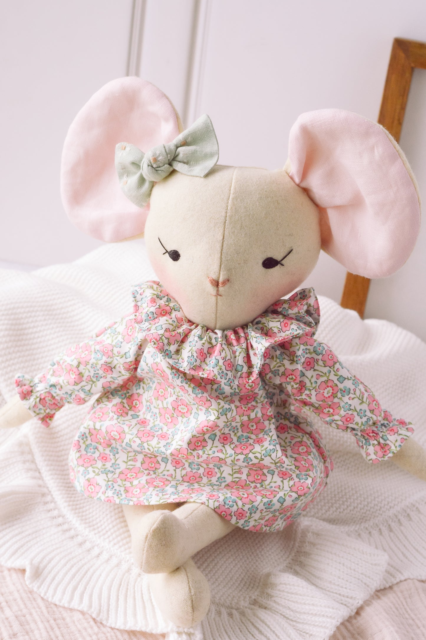 Ratona Vestido Floral Cuello