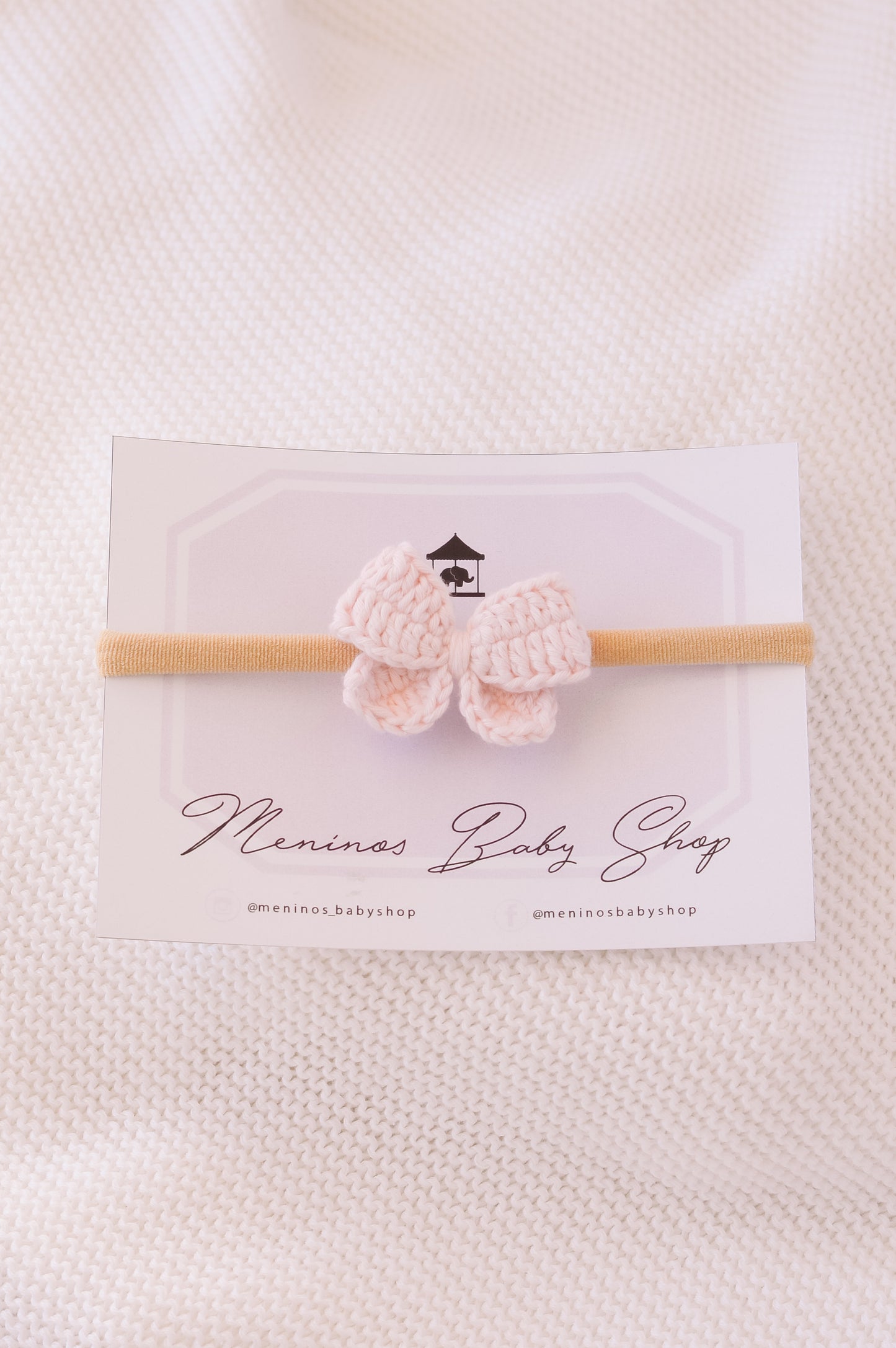 Bandita Mariposa Crochet Baby Pink