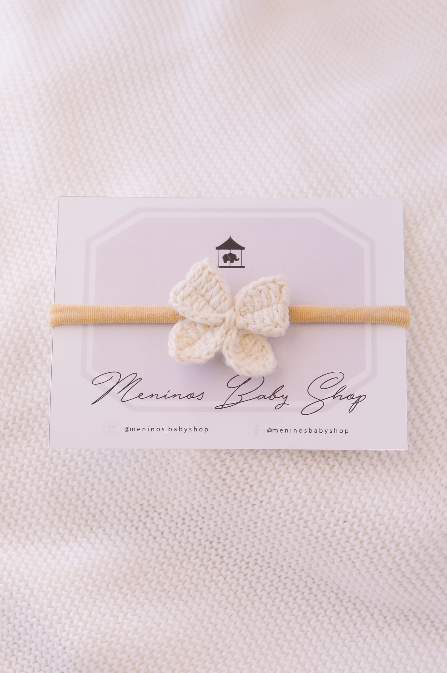 Bandita Mariposa Crochet Ivory