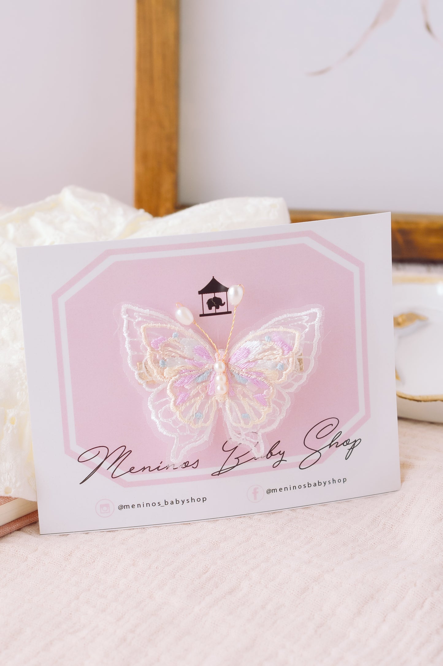 Clip Mariposa Lila