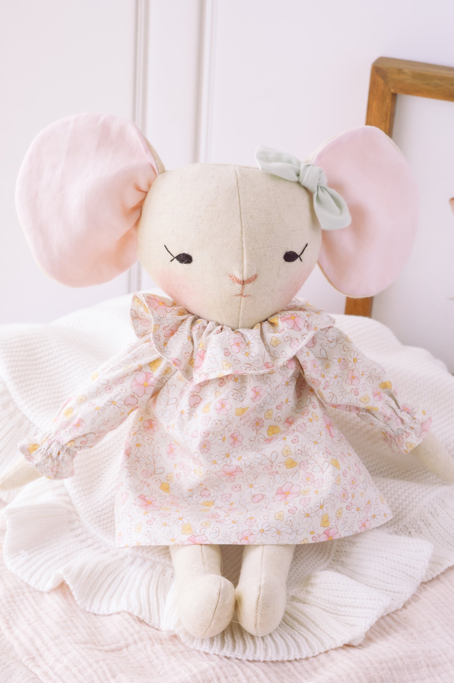 Ratona Vestido Flores Pastel