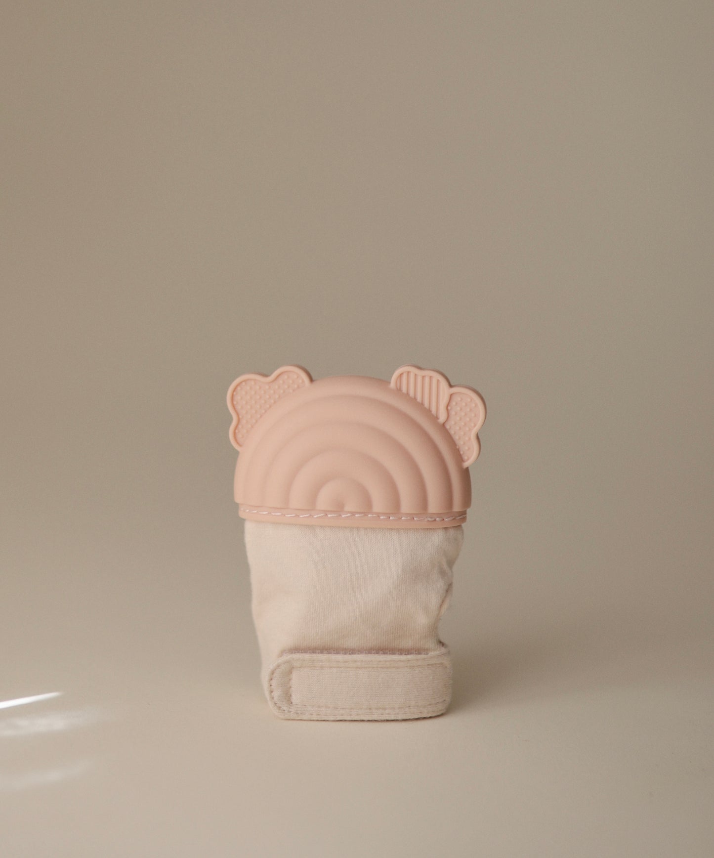 Manopla de dentición arcoíris