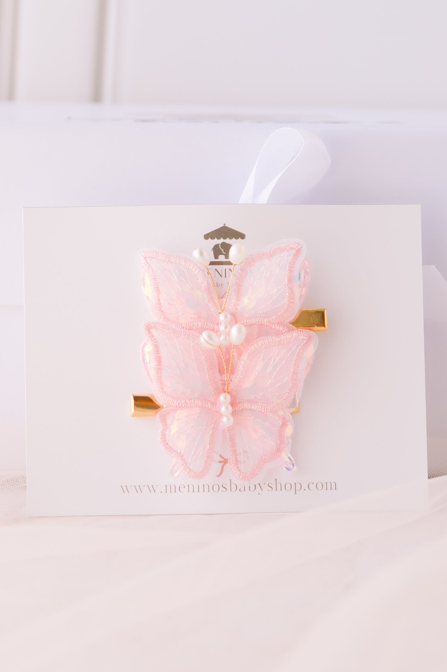 Clips Butterfly Pink