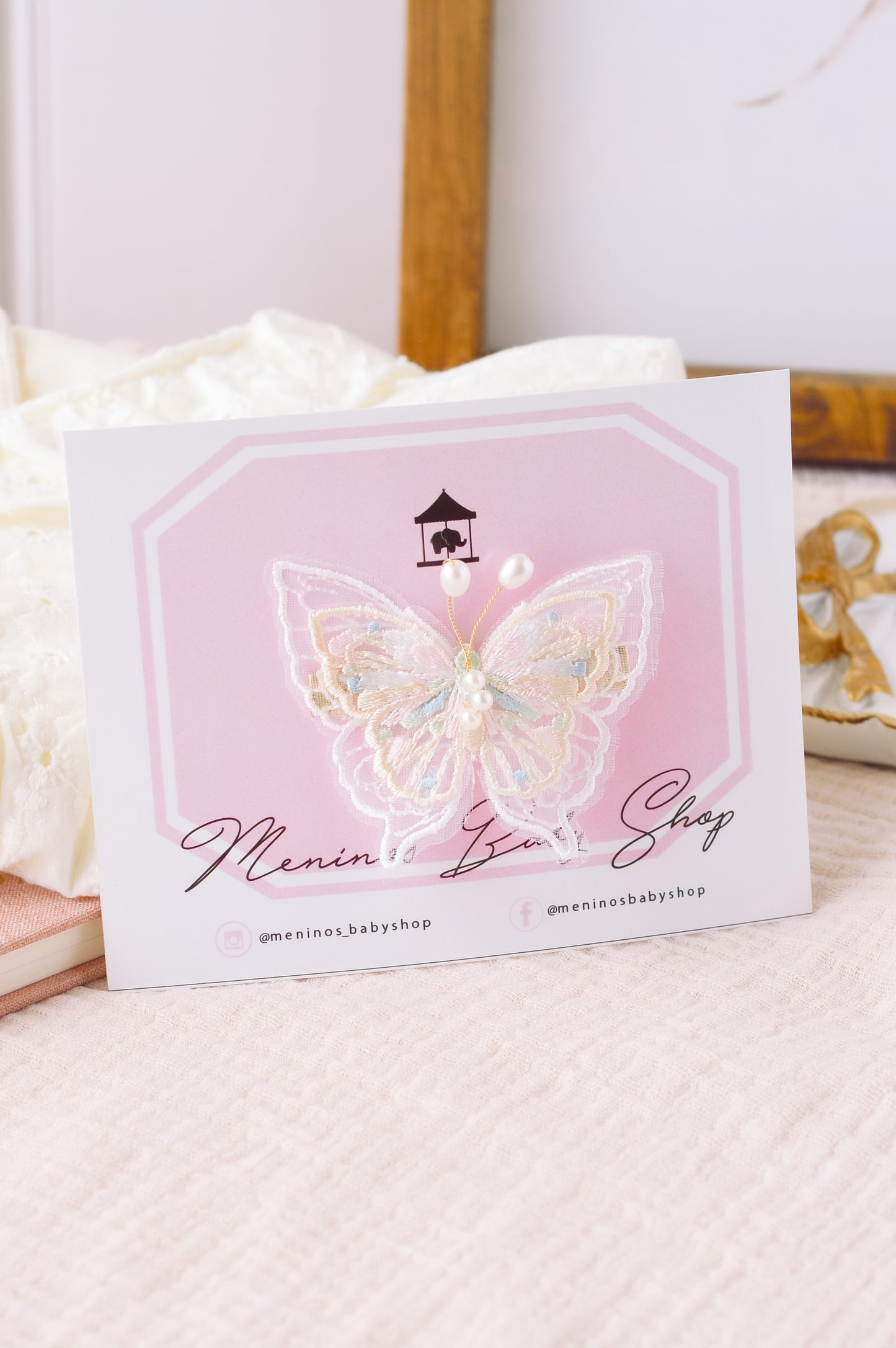 Clip Mariposa Pastel