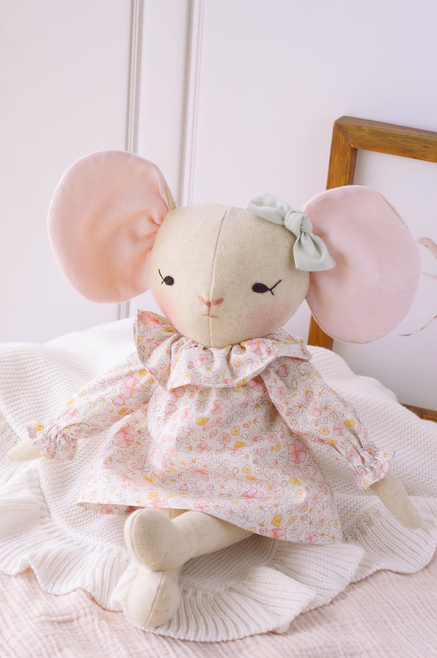 Ratona Vestido Flores Pastel