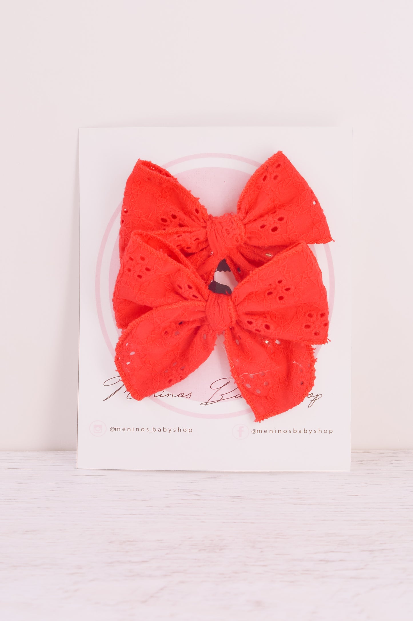 Ma. Antonieta Par Red Eyelet