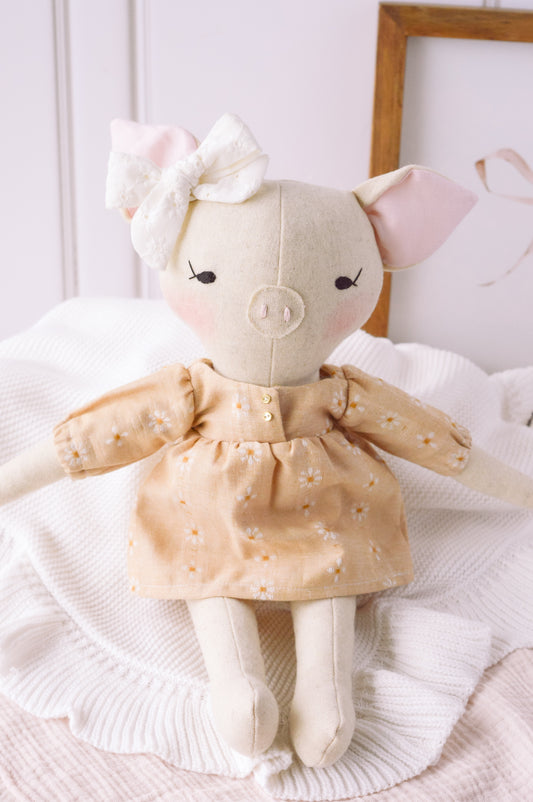 Cerdita Vestido Flores