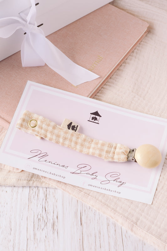 Portachupón Checker Ivory