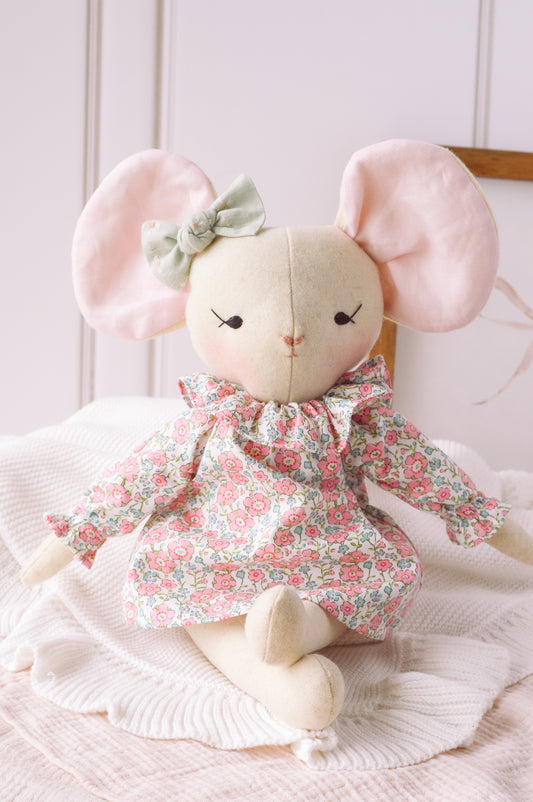 Ratona Vestido Floral Cuello