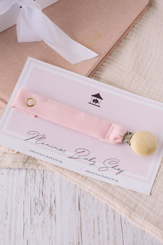 Portachupon liso rosa