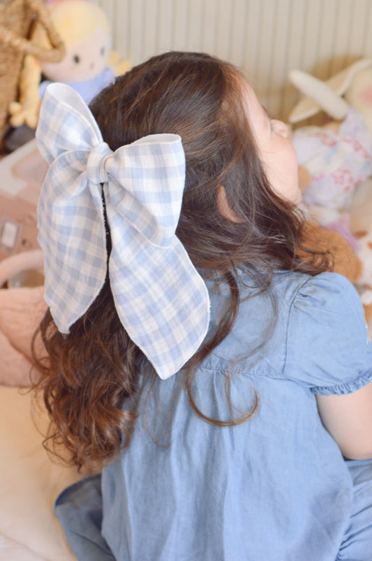 Gingham Blue