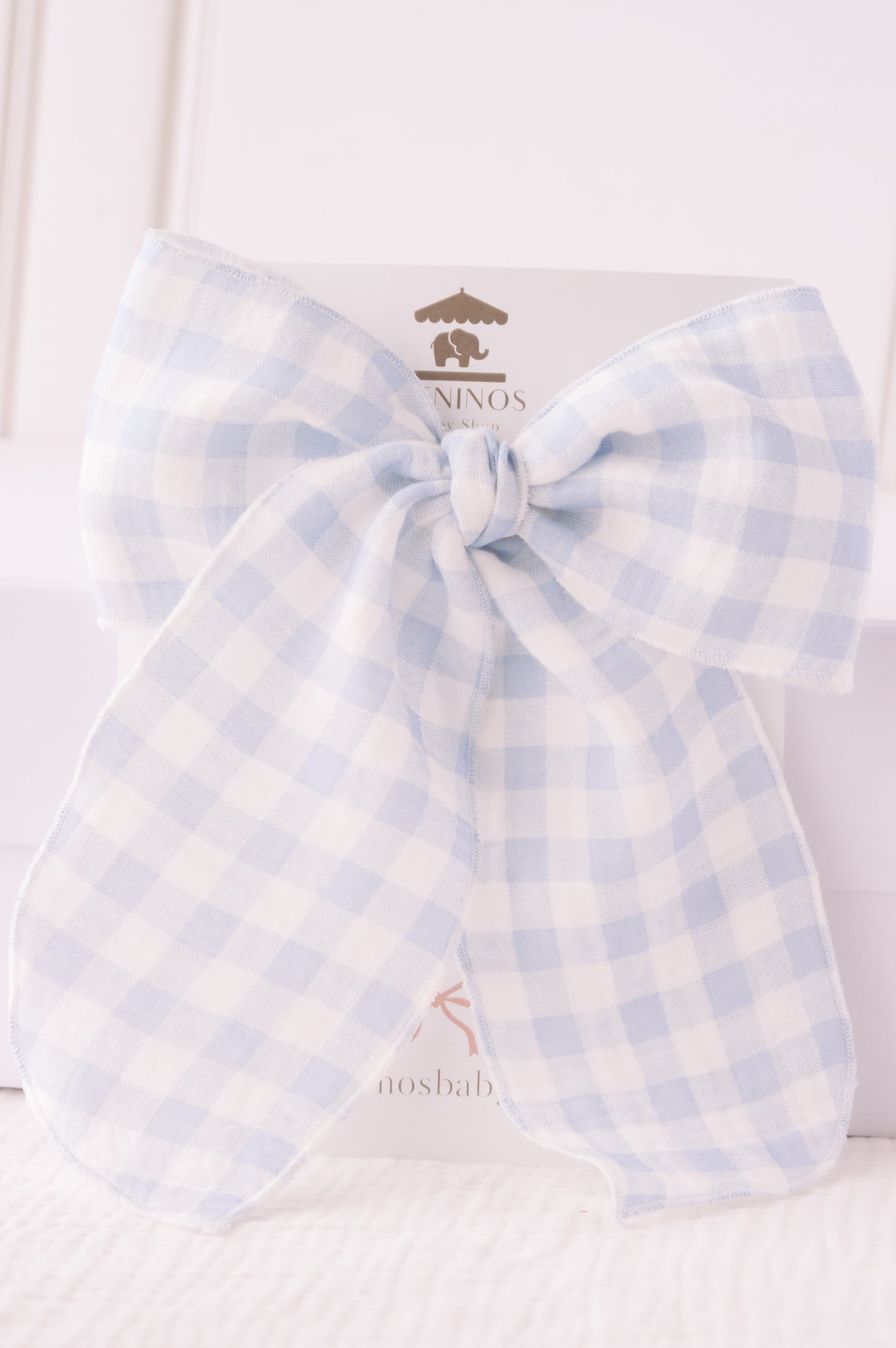 Gingham Blue