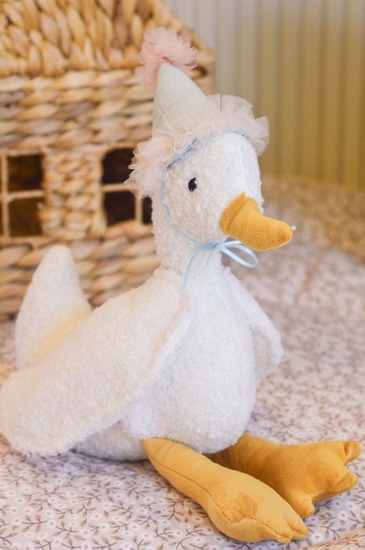 Goose (Gorrito Menta listón azul)