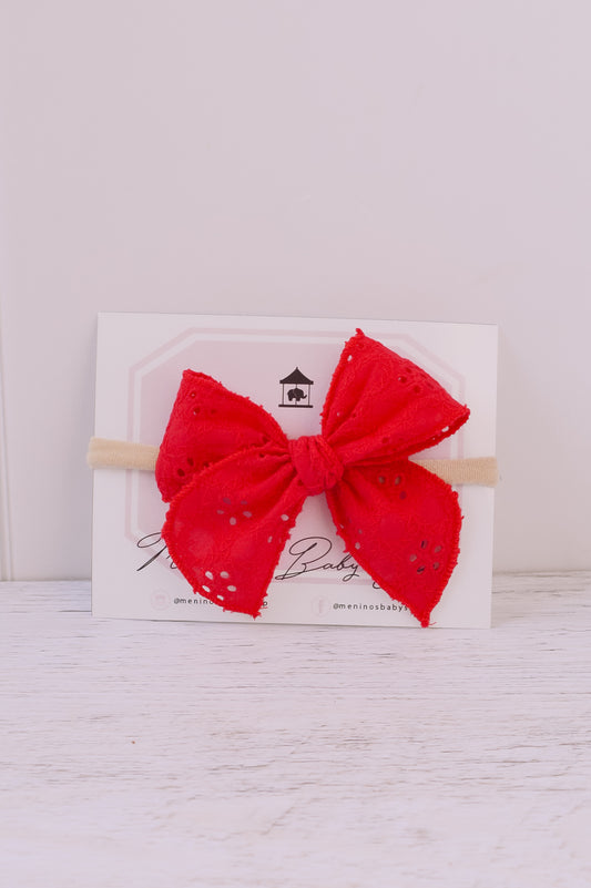 Ma. Antonieta Bandita Red Eyelet